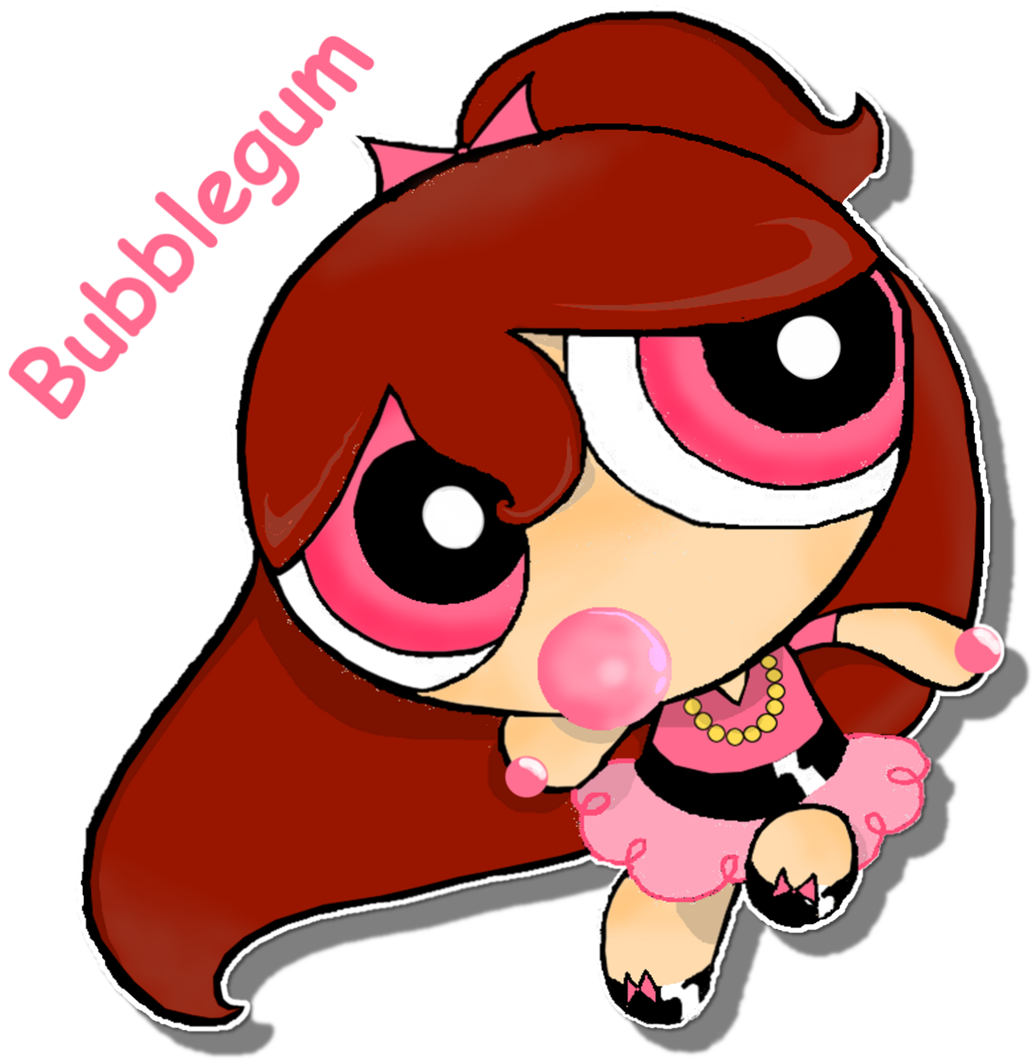 Bubblegum By Powerpuffbaylee Blossom's Creation - Bubble Gum (4000x3824)