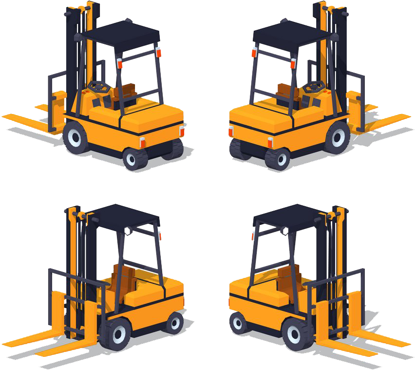 Forklift Transport Warehouse Illustration - Forklift Transport Warehouse Illustration (1000x900)