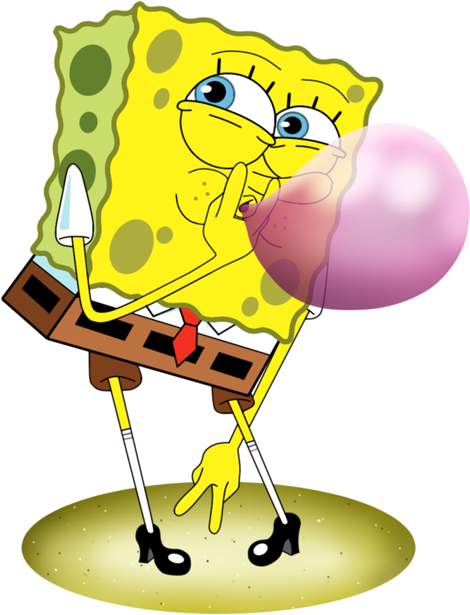 Spongebob- Bubblegum Sponge By Crystalplatypus - Bubble Gum (774x1032)