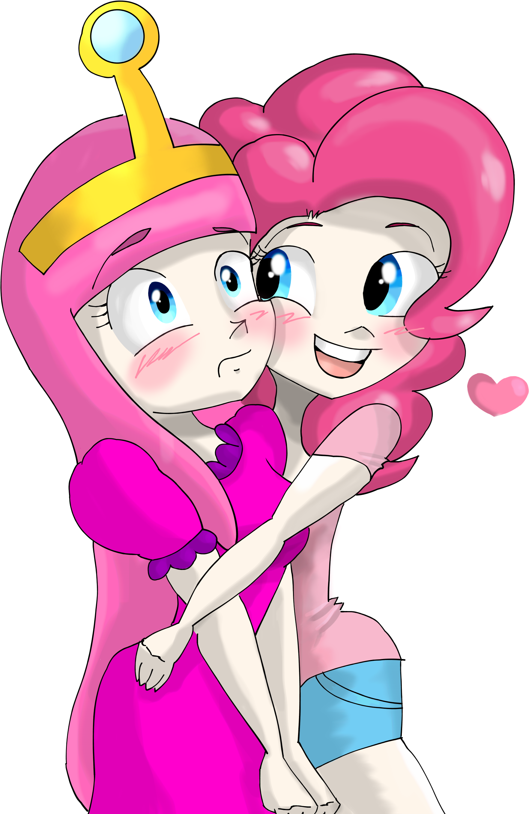 Adventure Time, Artist - Pinkie Pie And Princess Bubblegum (1968x2815)