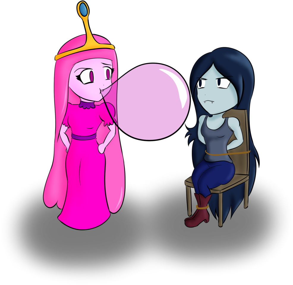 Bubblegum And Marceline By Scarlett-nova - Marceline The Vampire Queen (1024x1024)