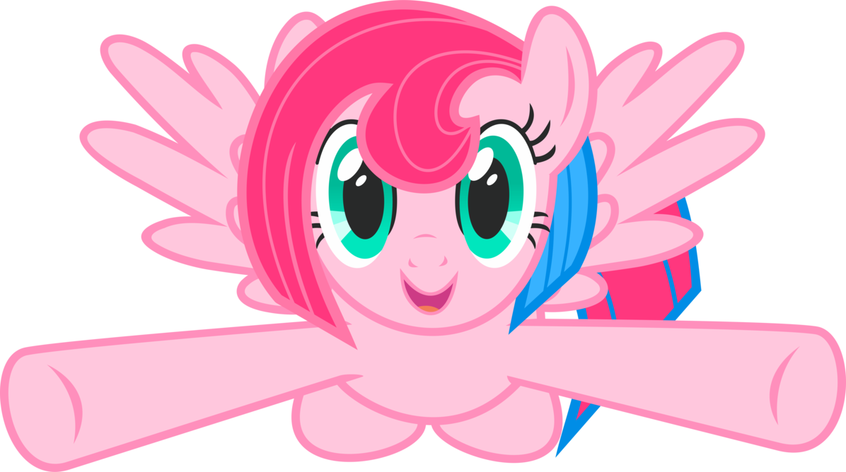 Hug Bubblegum Pop [request] By C H Loboguerrero C - Pinkie Pie Straight Hair (1196x668)