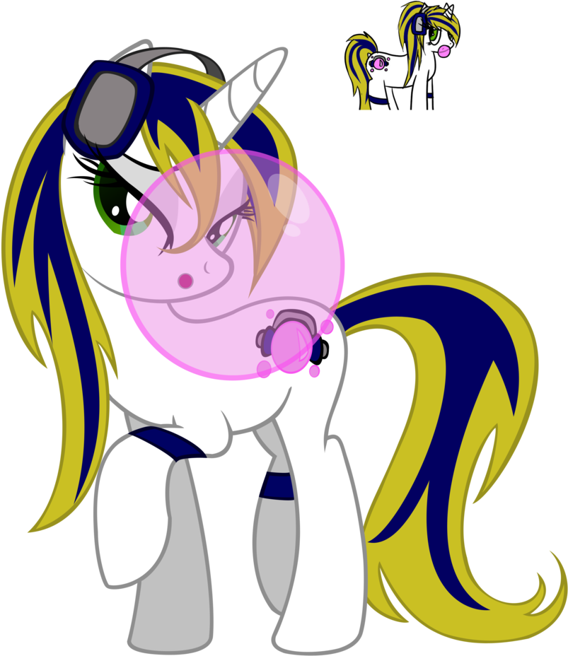 Wet Mane Bubble Beat Bubble Gum Bubble By Wolfsman2 - My Little Pony Bubble Gum (860x928)