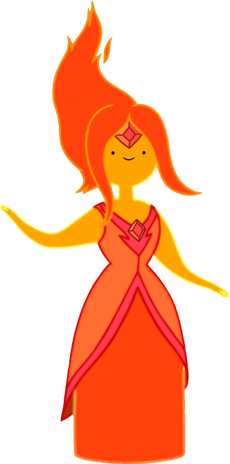Flame Princess Is One Of Finn The Human's Love Interests - Adventure Time Flame Princess (332x669)