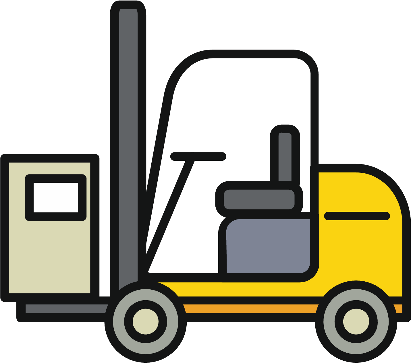 交通工具图标铲货机 - 剷 車 卡通 (1500x1500)