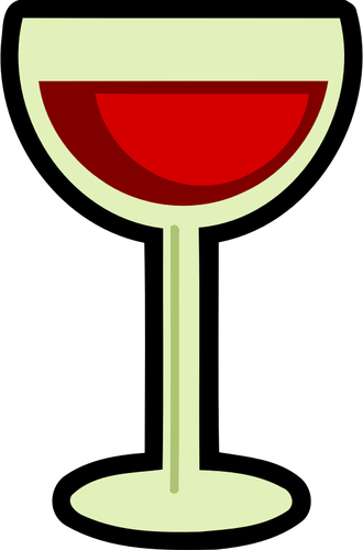 Volles Weinglas Vektor Bild - Wine Glass (330x500)