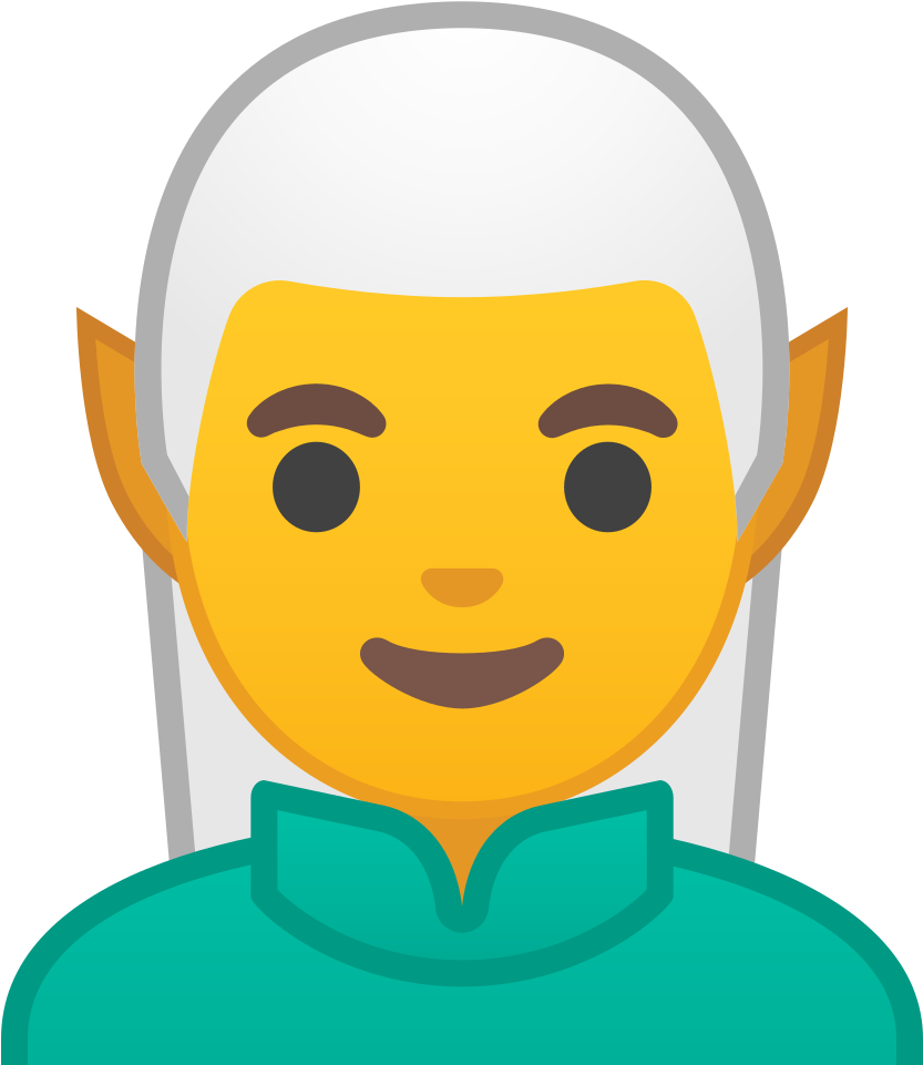 Download Svg Download Png - Emoji Elfo (1024x1024)