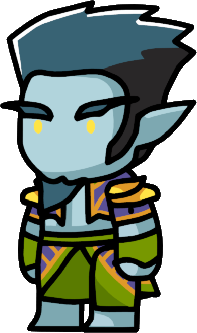 Night Elf - Scribblenauts Night Elf (391x661)