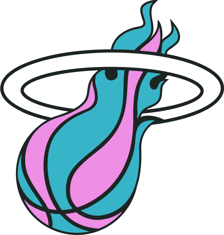 Miami Heat - Miami Heat Vice Logo (722x757)
