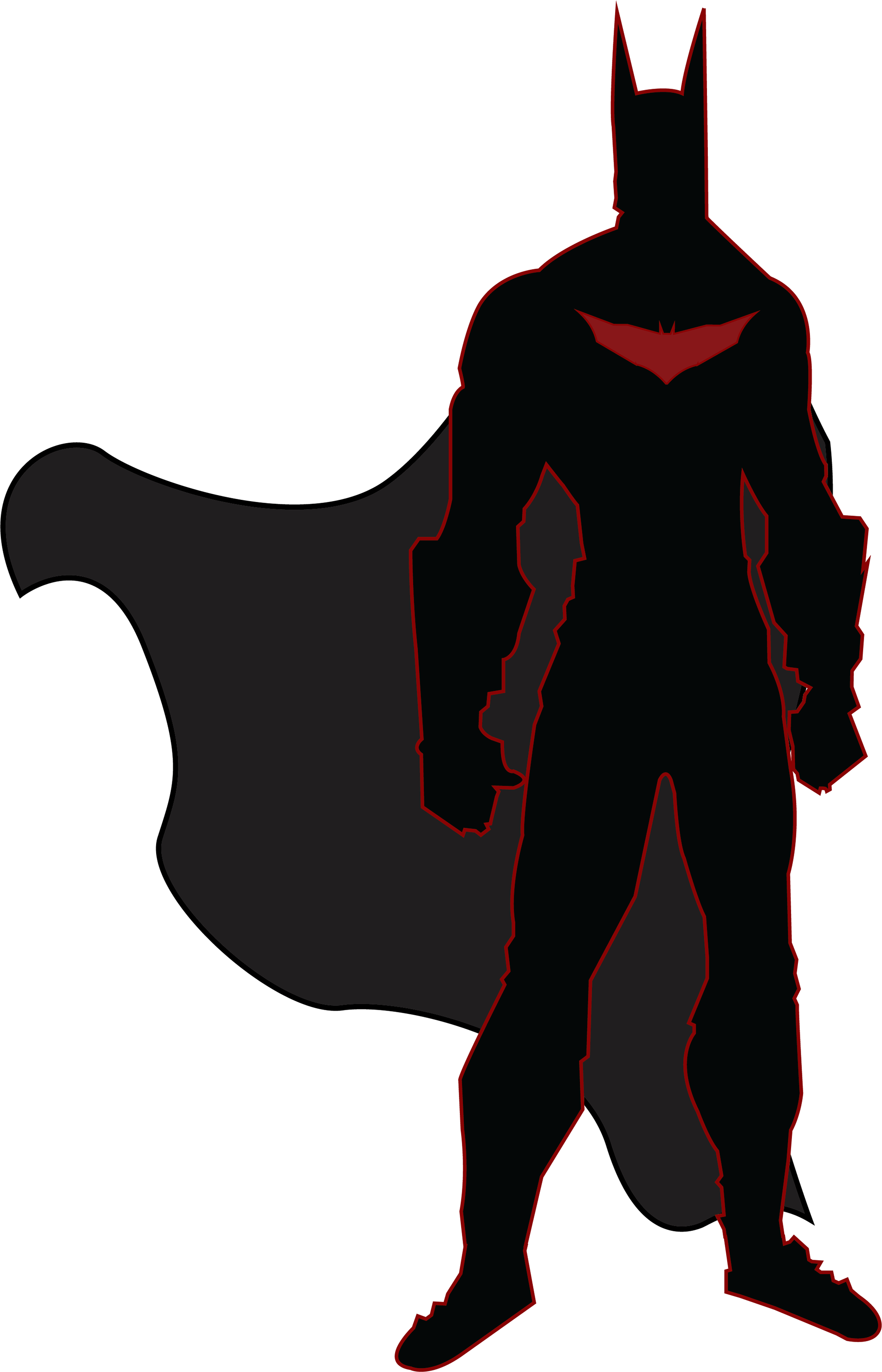 Top Left Is A Version Of Batman, Top Right Is The Miami - Batman (1920x2984)