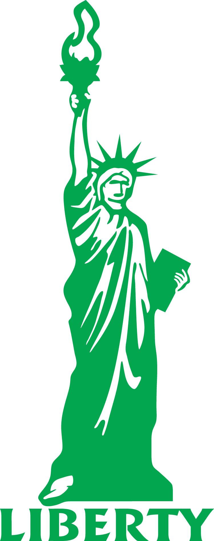 Statue Of Liberty [ny2] - Statue Liberty Vector Png (750x1890)