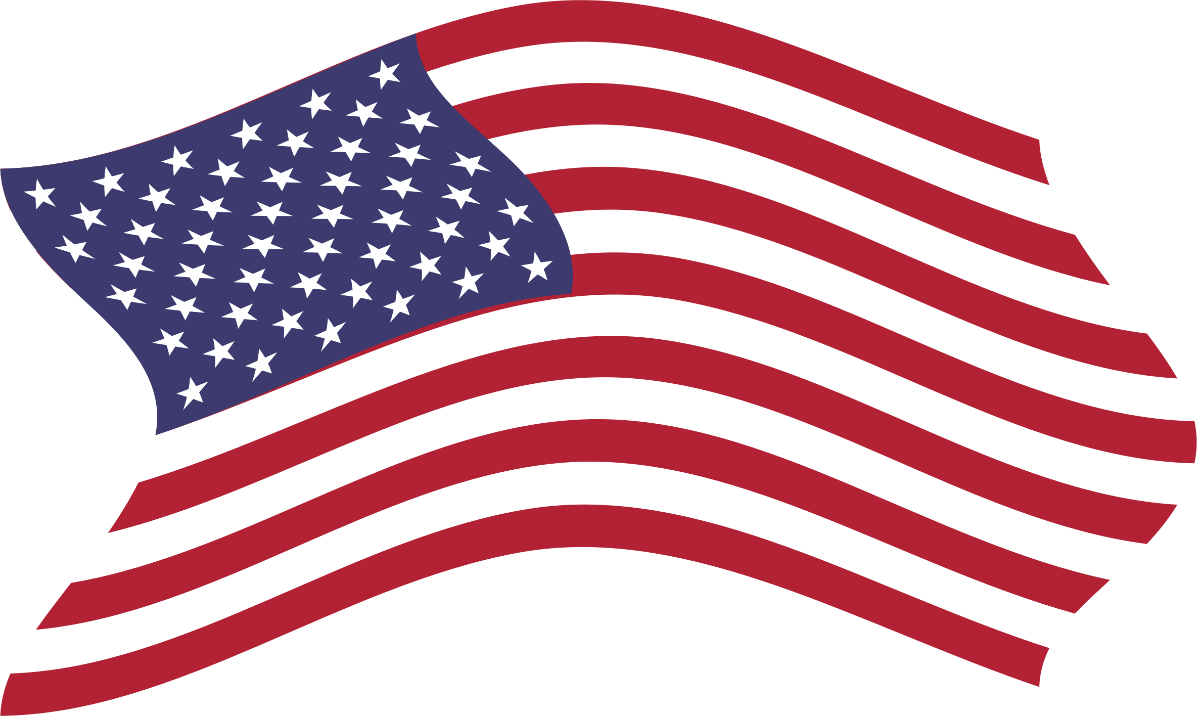 American Flag Clipart Transparent Png - American Flag Clip Art Transparent (2368x1416)