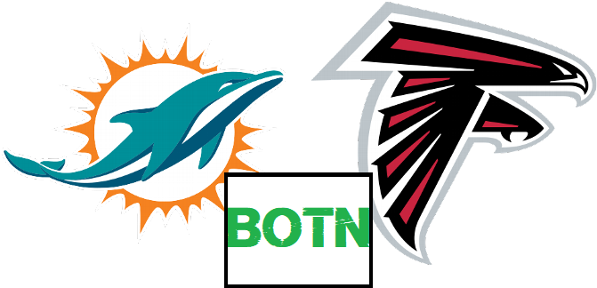 Dolphins Vs Falcons Line, Odds, Best Point Spreads - Miami Dolphin Svg (696x348)