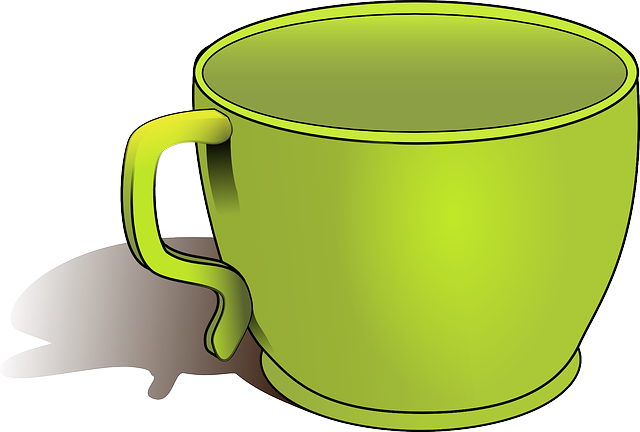 Water, Green, Cup, Cartoon, Empty, Container, Mug - Cartoon Image Of Cup (640x432)