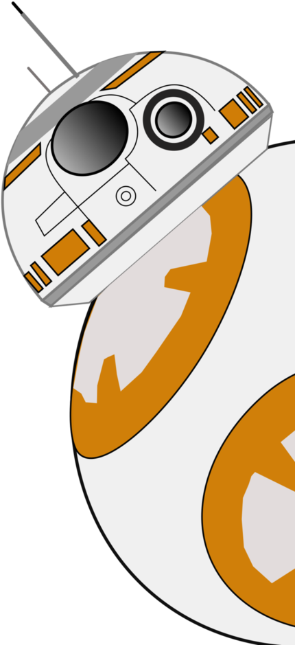 Bb-8 By Rollingmike91 - Bb8 Peeking (840x952)