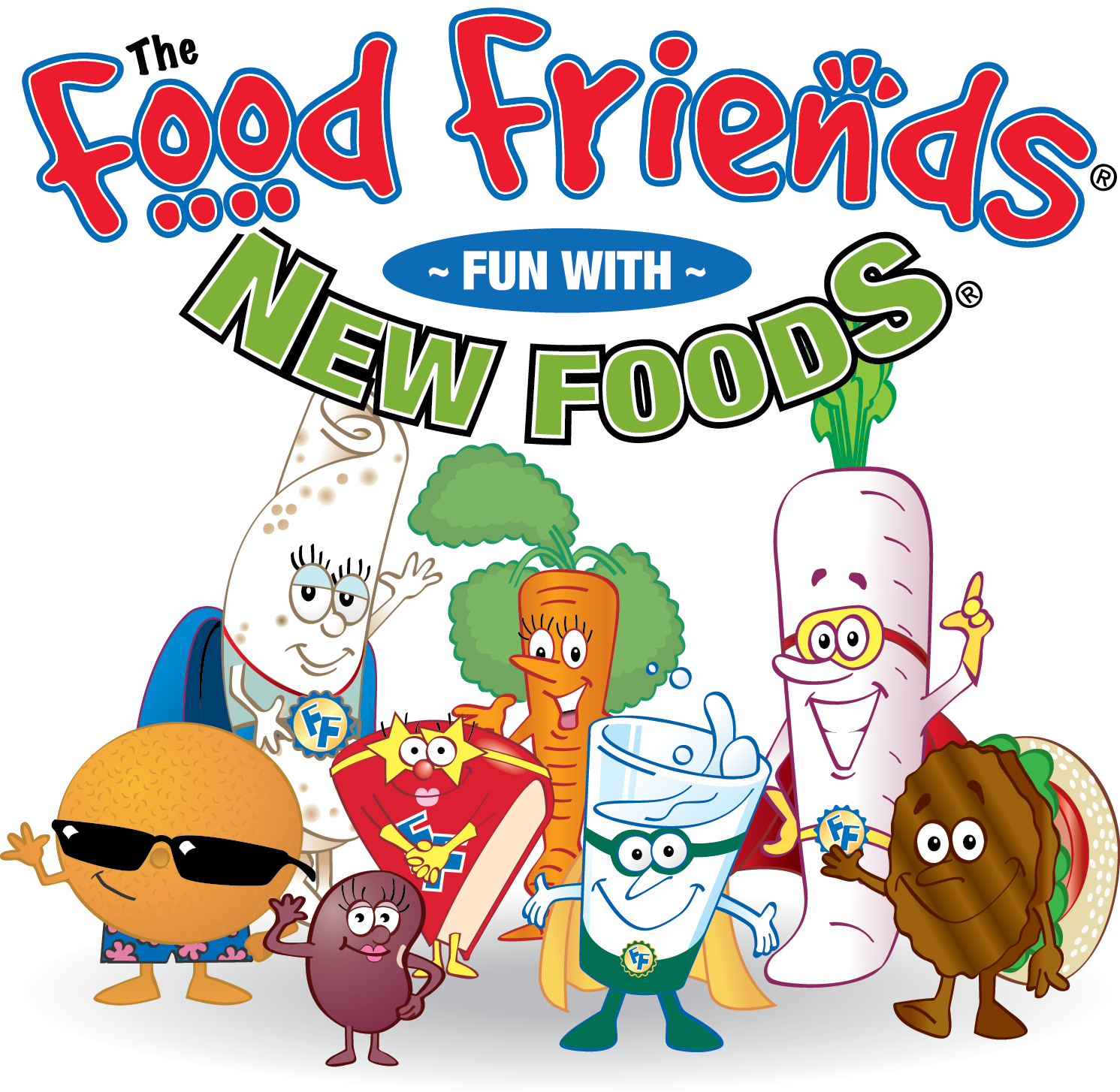 Food Friends Logo - Cartoon (1491x1454)