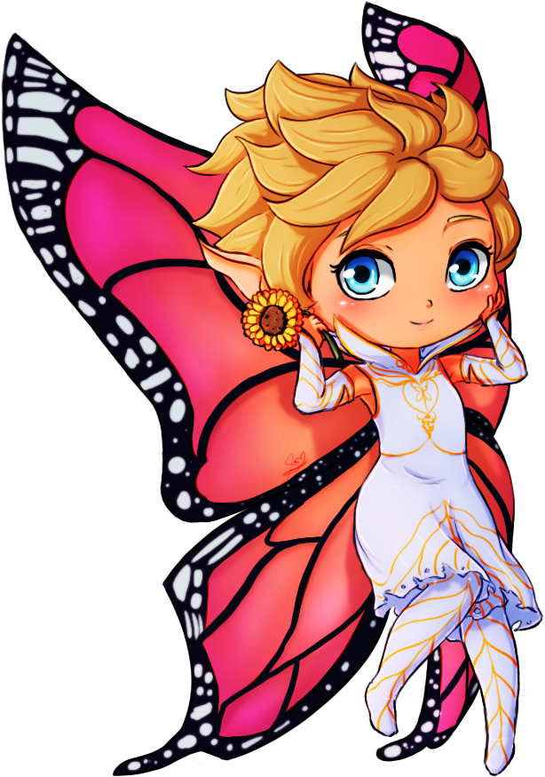 Chibi Dawn By Cutieclovers - Deviantart (744x900)