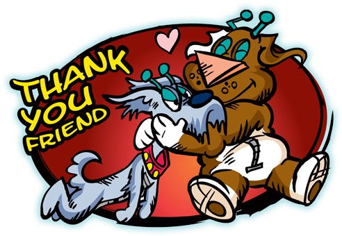 If You're Apart Of The Webcomic Community, Whether - Thanks Friend (525x353)