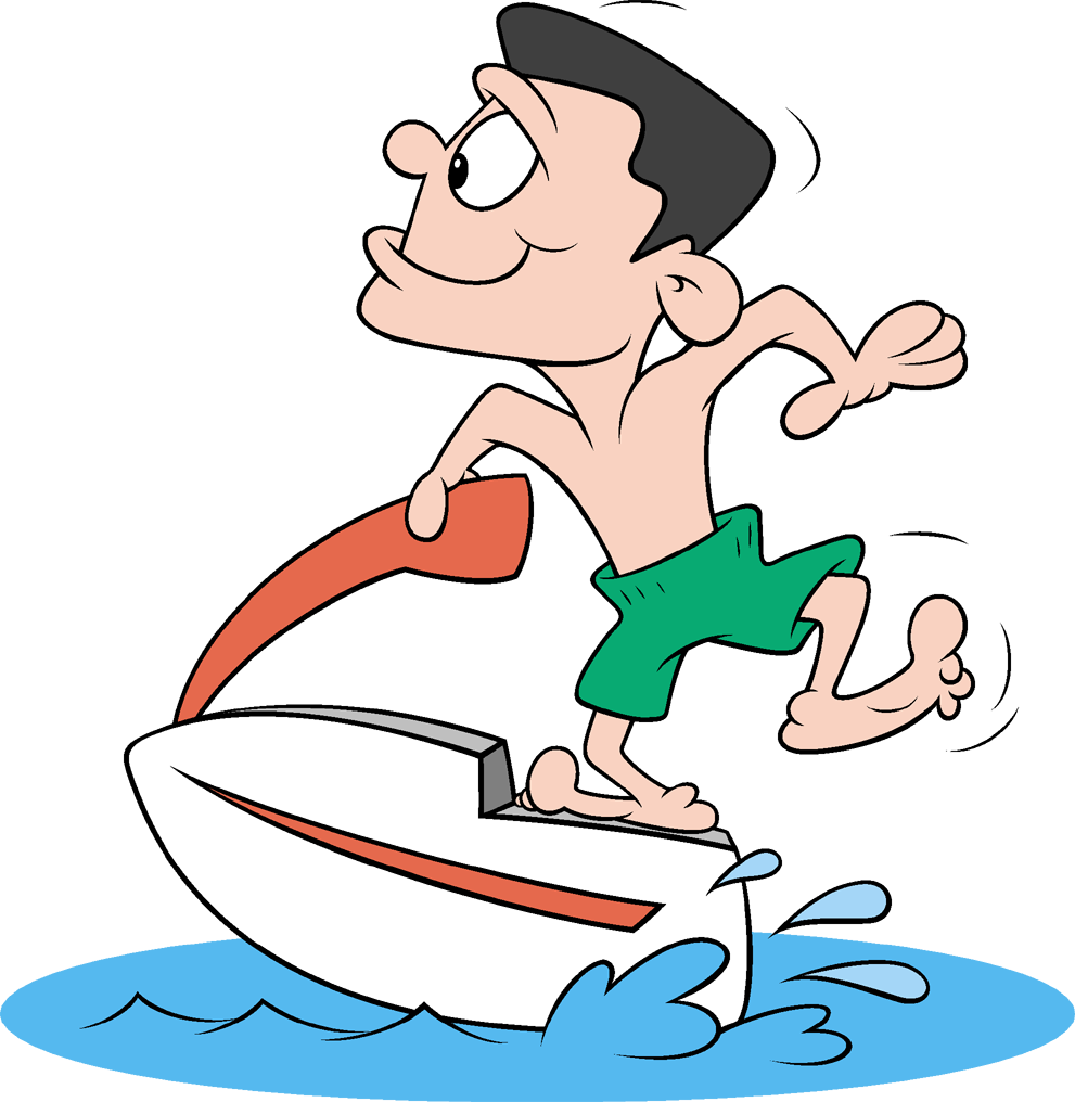 Water Ski Boat Clipart Clipart Worldartsme - Jet Ski Clipart Transparent (991x1016)