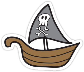 Pirate Ship Cartoon Image Search Results - Easy Cartoon Pirate Ship (375x360)