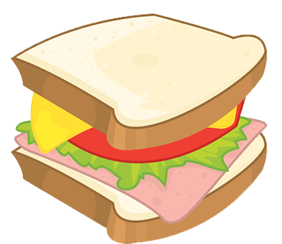 Sandwich - Royalty-free (400x346)