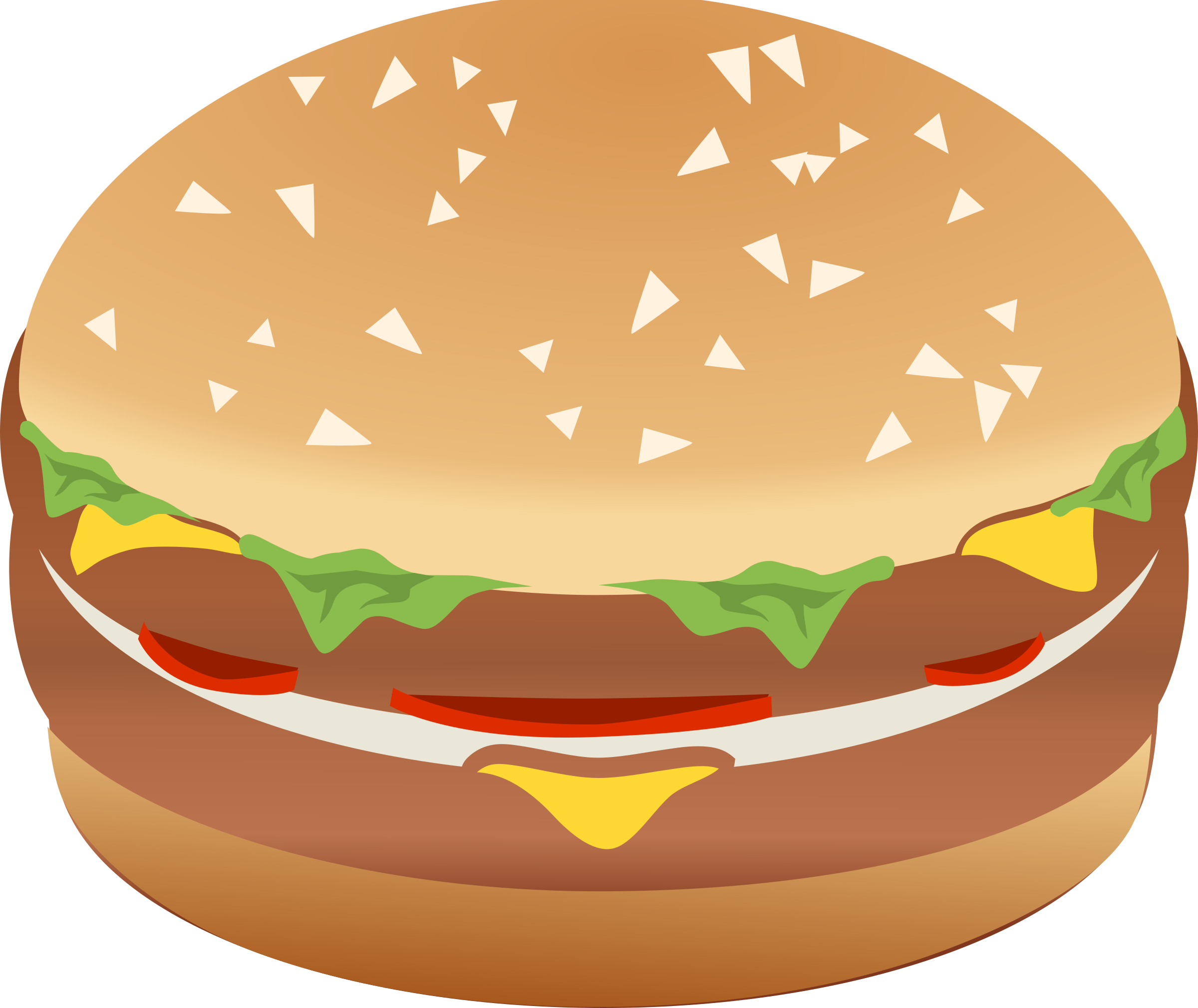 Burger Remix With Colors - Burger Clipart (2400x2020)
