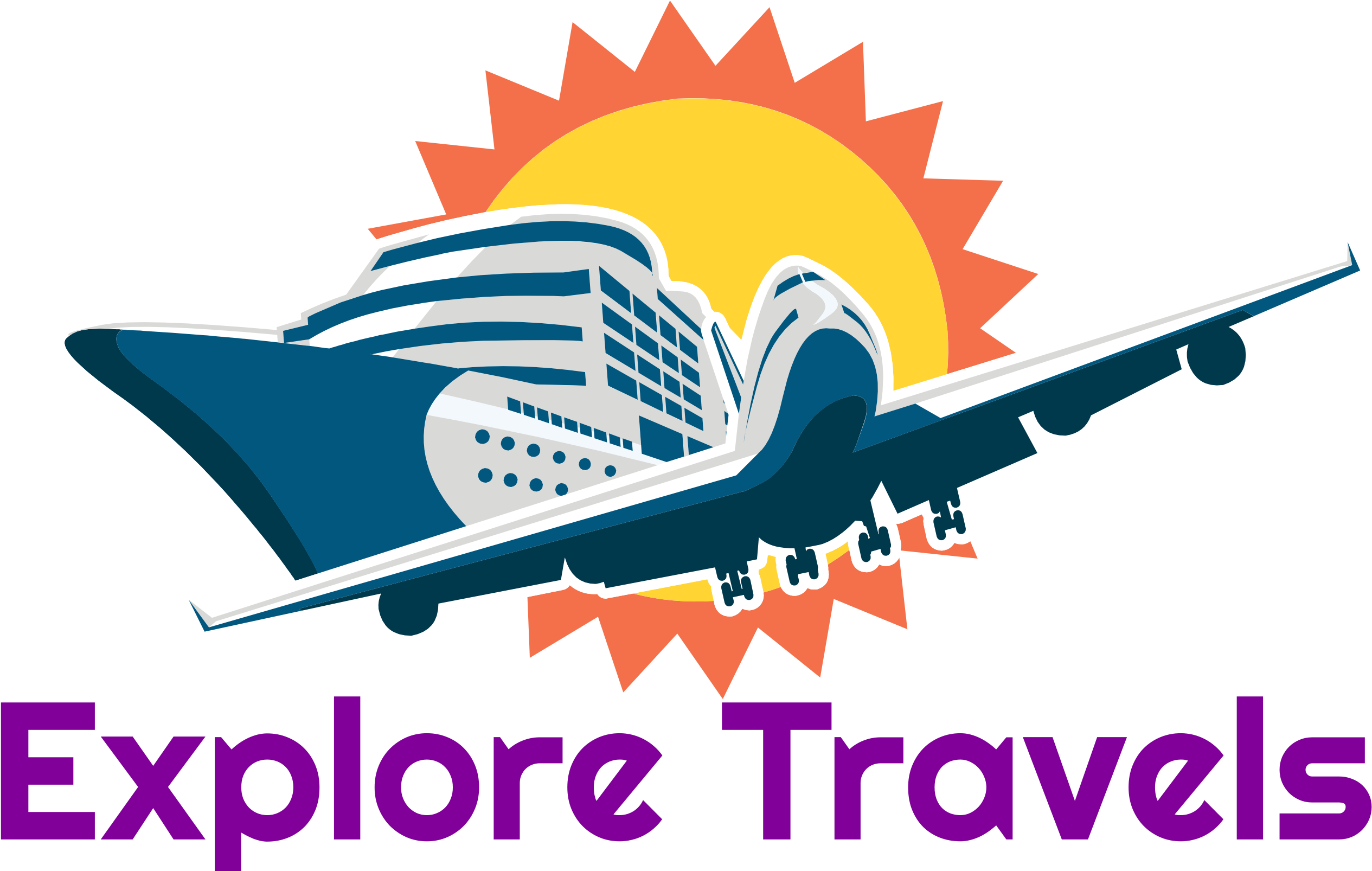 Explore Travel Logo Png (2667x1611)