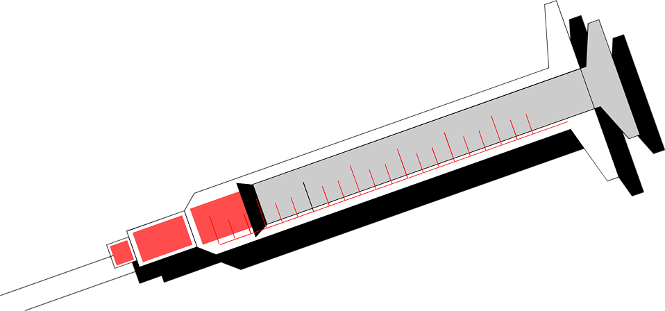 Syringe Clipart Transparent - Syringe With No Background (958x448)