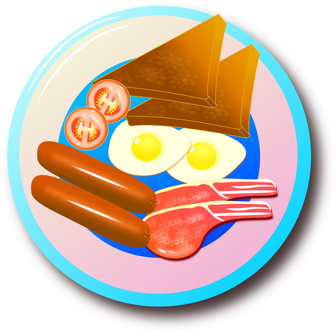 Cartoon Sub Sandwich 28, Buy Clip Art - Breakfast Clipart (1280x1270)