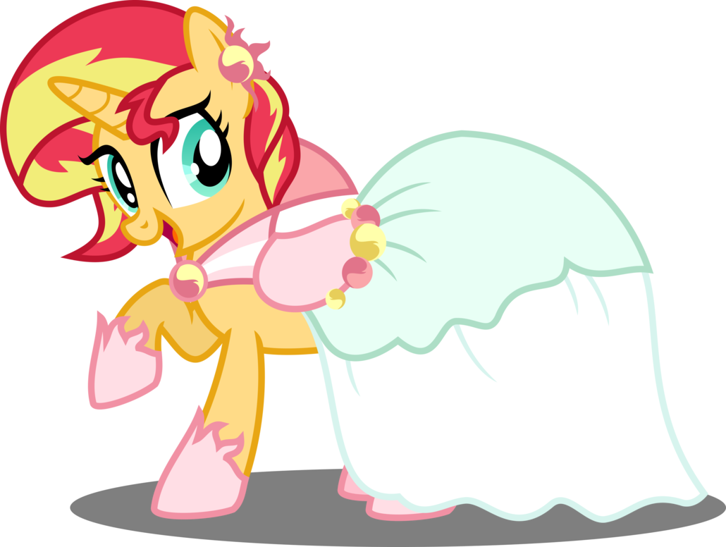 Sunset's Gala Dress By Orin331 - My Little Pony Sunset Shimmer Gala Dress (1030x776)