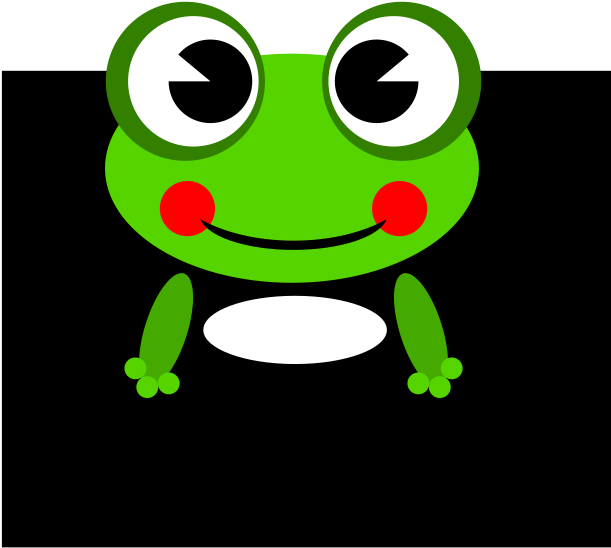 Frog By Ramy Svg Vector File, Vector Clip Art Svg File - Baby Frog Clip Art (637x900)