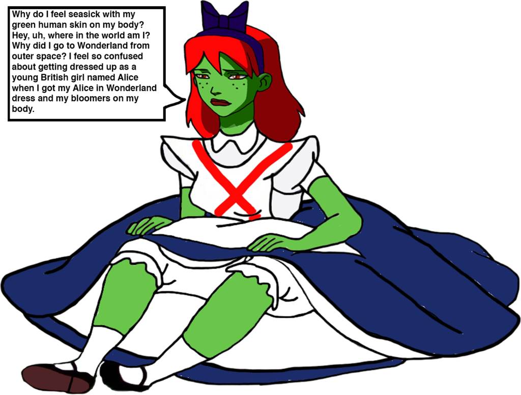 M'gann As Little Alice By Darthraner83 - Dc Zatanna Young Justice (1024x777)