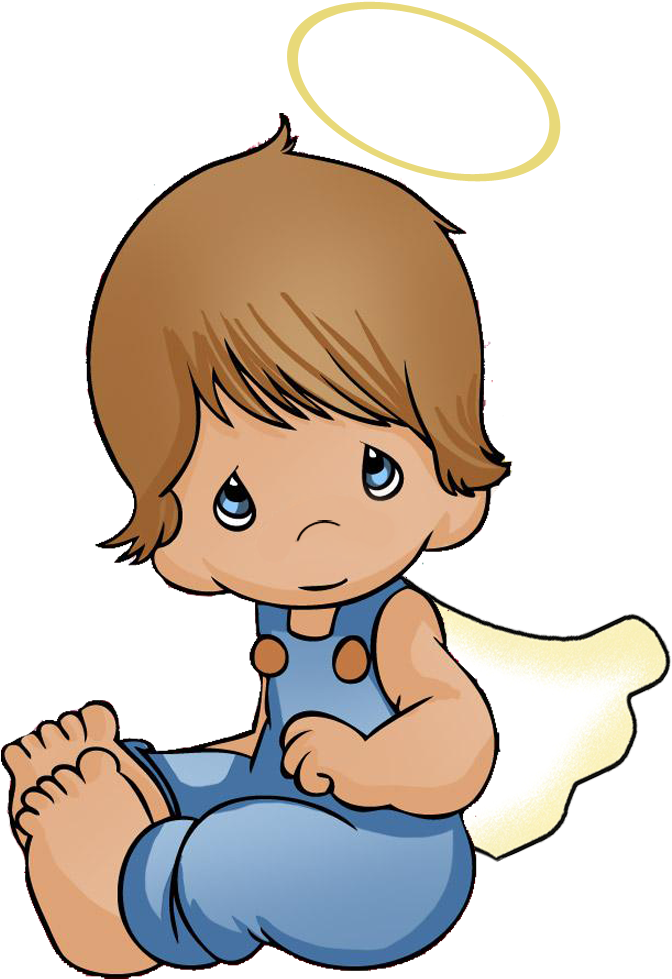 Child Precious Moments, Inc - Precious Moments Boy Png (1100x1100)