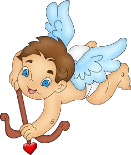 A Cute Baby Cupid Flying To Shoot An Arrow Of Love - Cupid A Boy Or Girl (600x600)