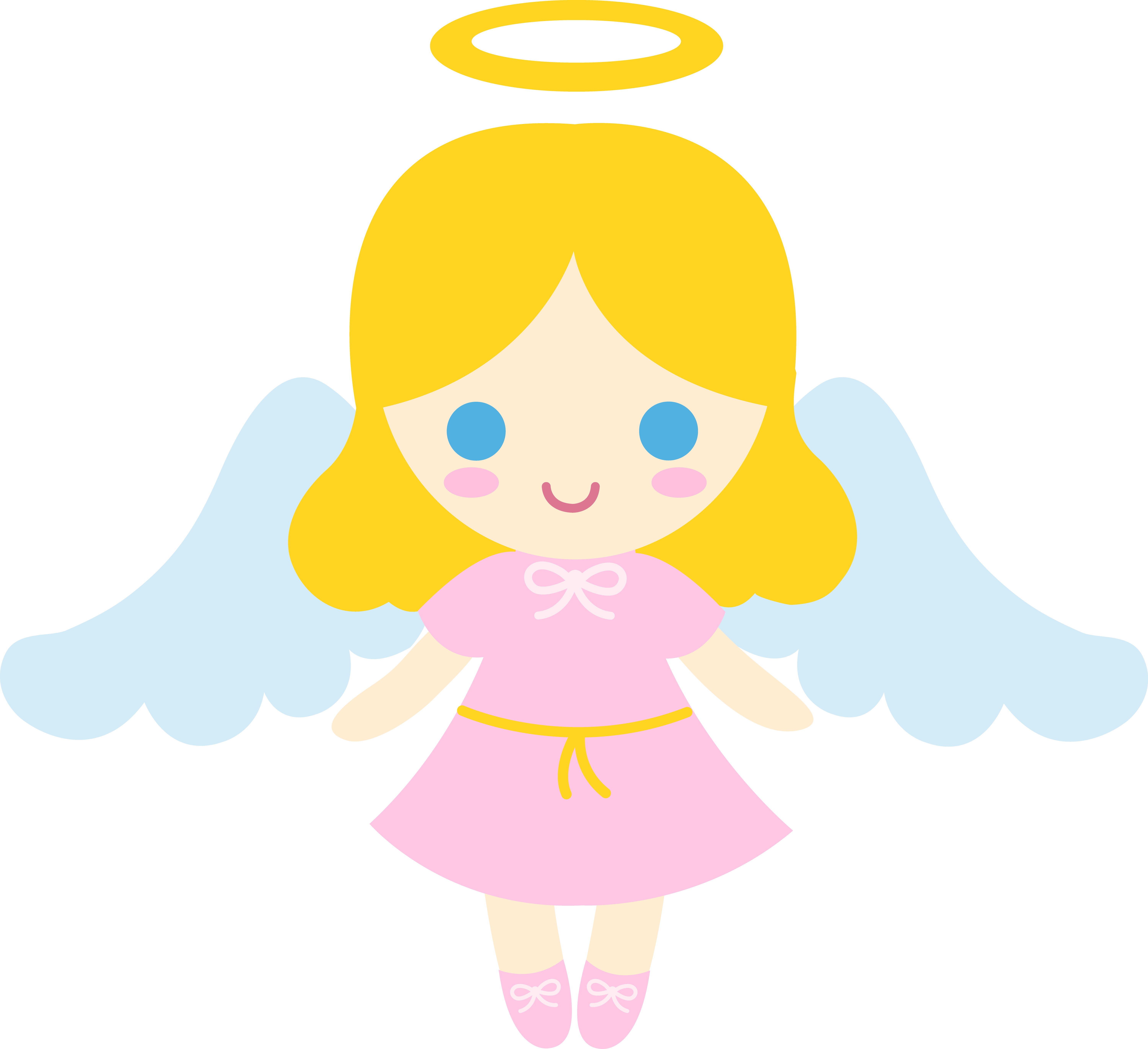 Little Angel Angel Cartoon (5999x5483)