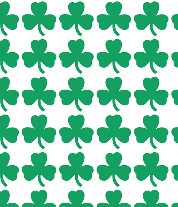 The Typeface Used Is Klavika - Boston Celtics Four Leaf Clover (600x700)