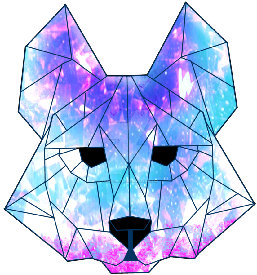 T-shirt Gray Wolf Drawing Geometry Crystal - T-shirt Gray Wolf Drawing Geometry Crystal (853x936)