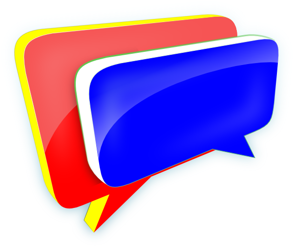 Bright Conversation Clip Art - Flag (600x505)