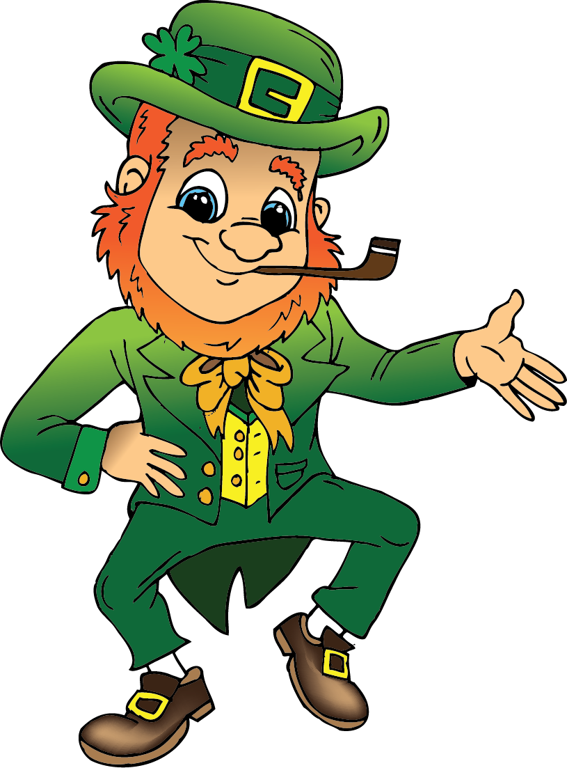 Clipart Of Lane, Str And Annual Day Celebration - Clip Art Leprechaun (815x1103)
