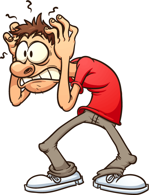 The Fearless Code - Anxiety Clipart (521x682)