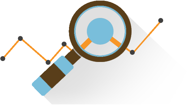 Seo Analysis Magnifying Glass Header Image - Planning Clipart (604x339)