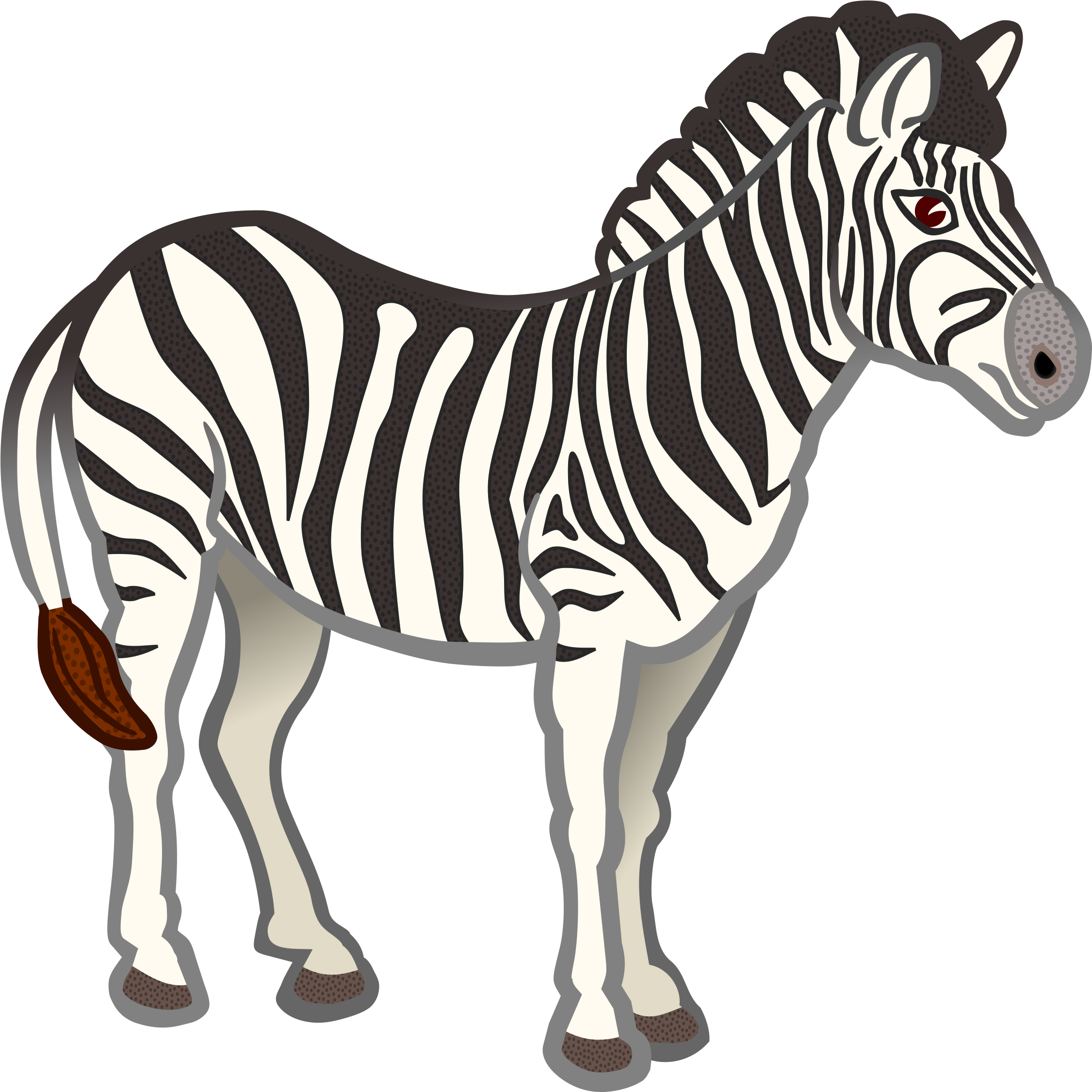 Free Zebra Clip Art Clipart - Clip Art (2400x2400)