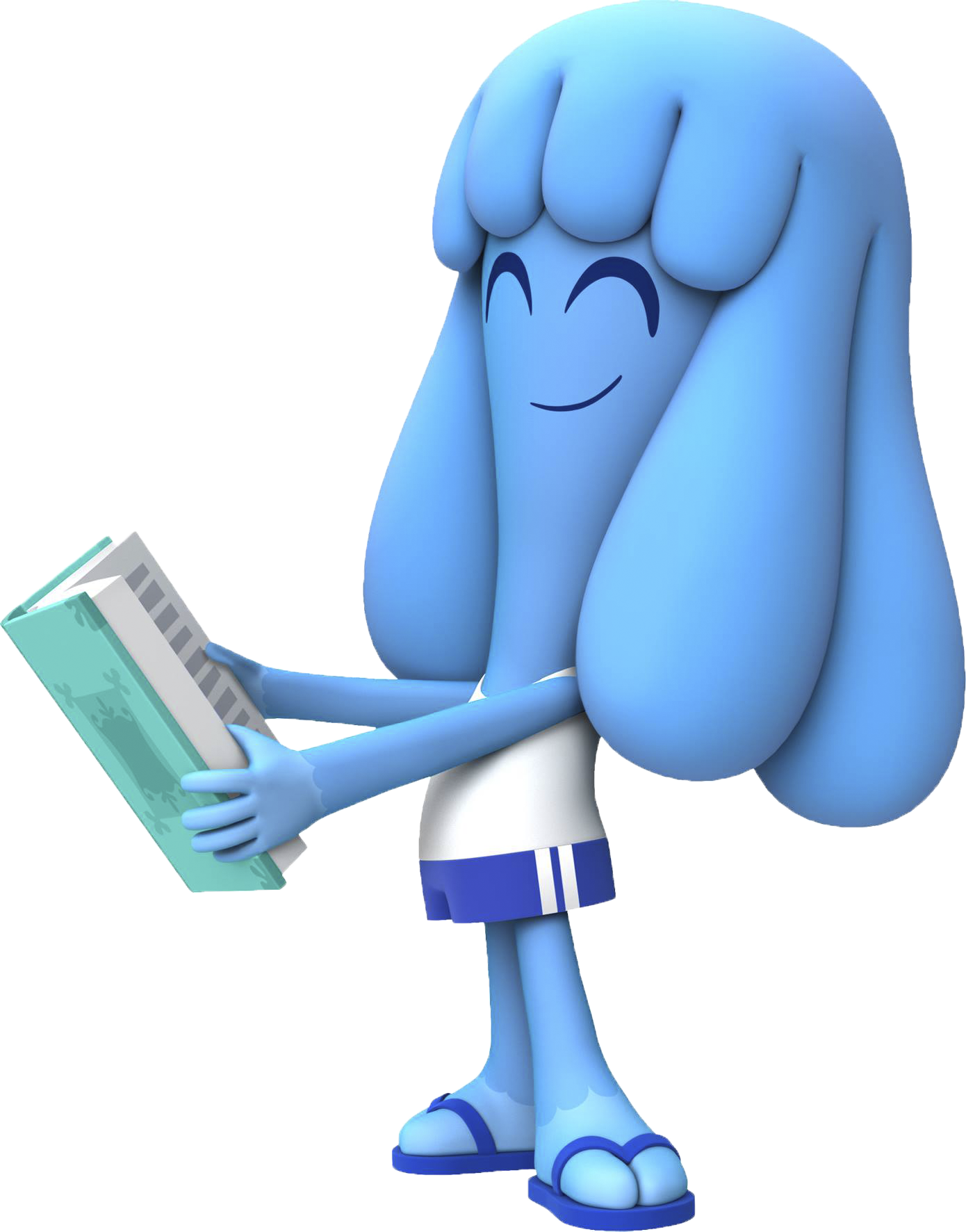 Read A Book By Fruztal - Jelly Jamm Mina Png (1390x1772)