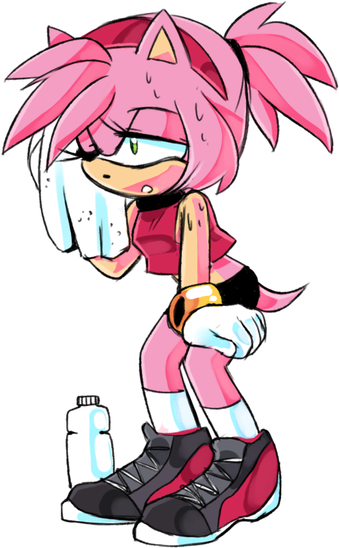 Workout By Proboom On Deviantart - Amy Rose Workout (684x1168)