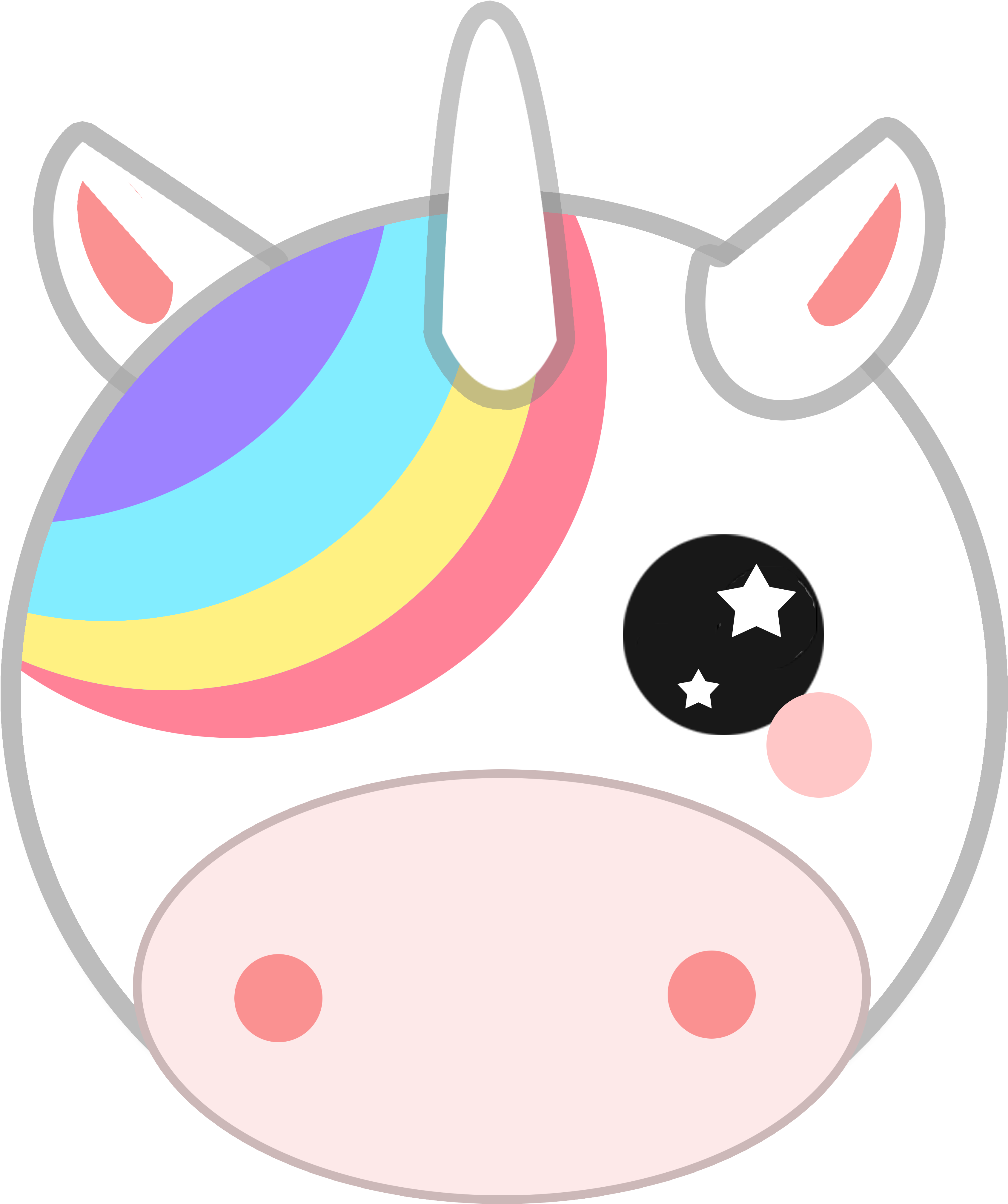 A Cute Unicorn Sticker You Can Win When You Play Zen - Circle (4267x4267)