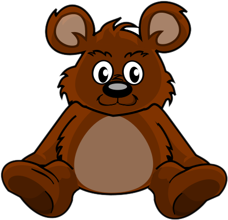 Free To Use Public Domain Bear Clip Art - Animales Con El Abecedario (640x480)