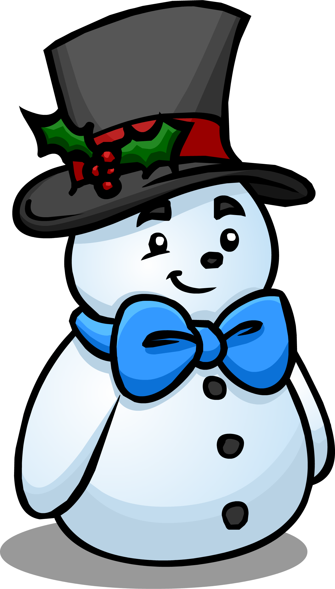 Image Top Hat Snowman Sprite 008 Png Club Penguin Wiki - Sprite (1402x2465)