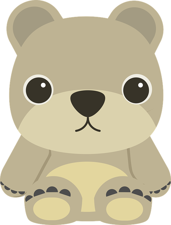 Kindergarten Bear Cliparts - Note Cards (pk Of 20) (550x720)