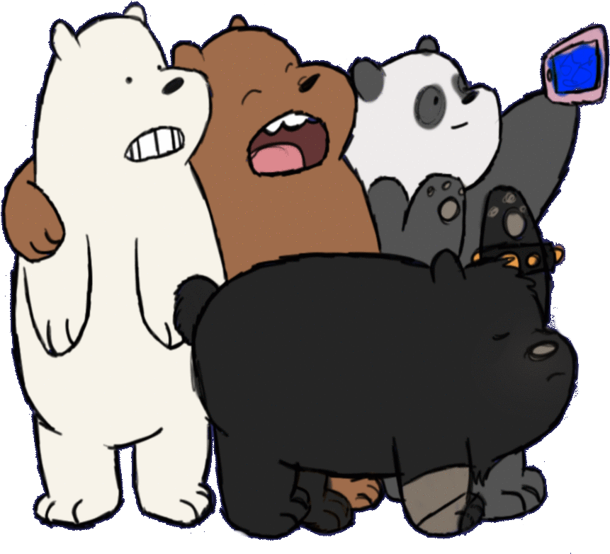 We Bare Bears By Diamndz1021 We Bare Bears By Diamndz1021 - We Bare Bears Black Bear (900x900)