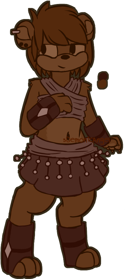 Sonic Oc Bear By Lelament - Sonic Bear Oc (601x939)